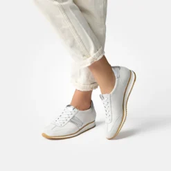 Paul Green Sneaker|5453-037 Cremeweiß/ Milk / Silber