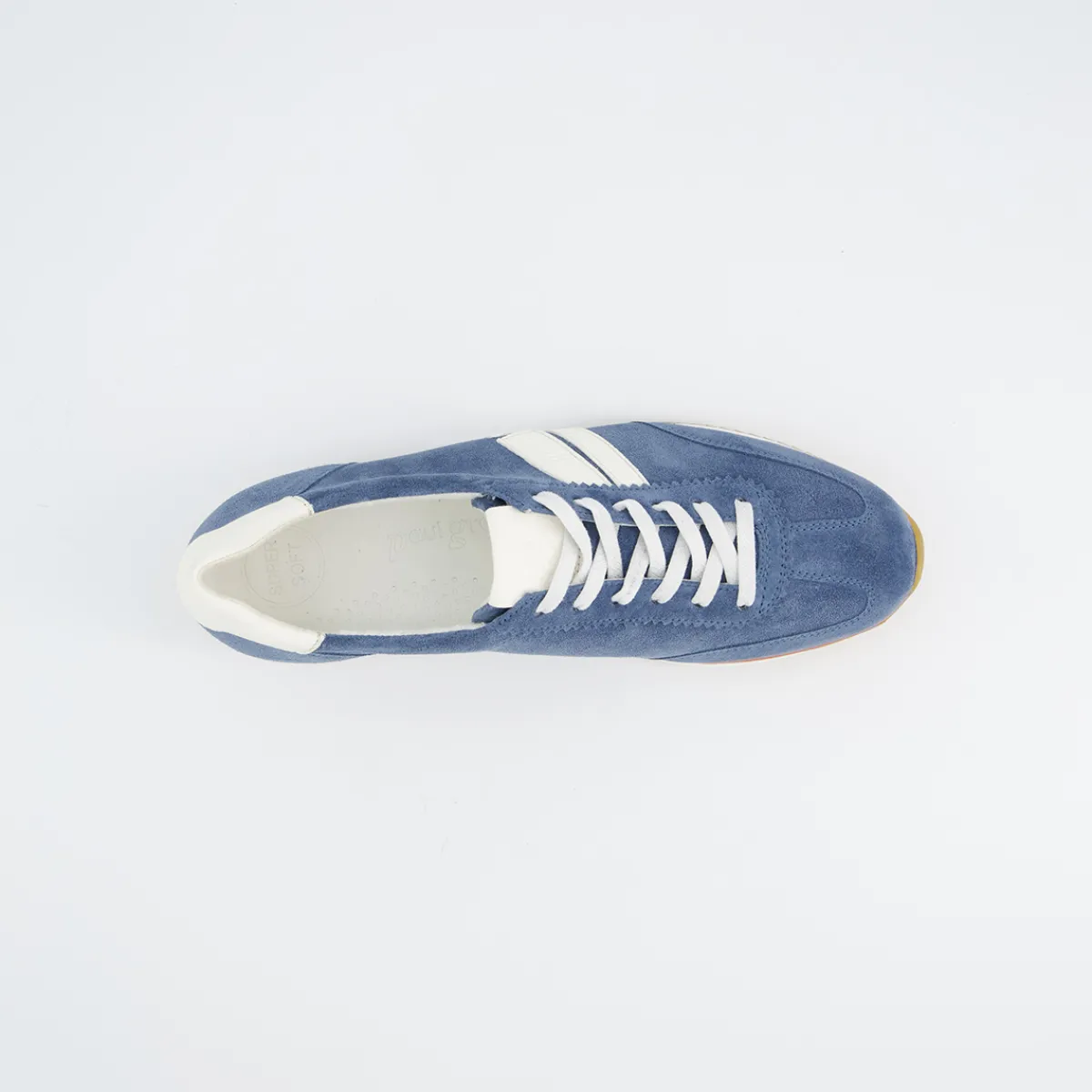 Paul Green Sneaker|5453-057 Blau/ Cream