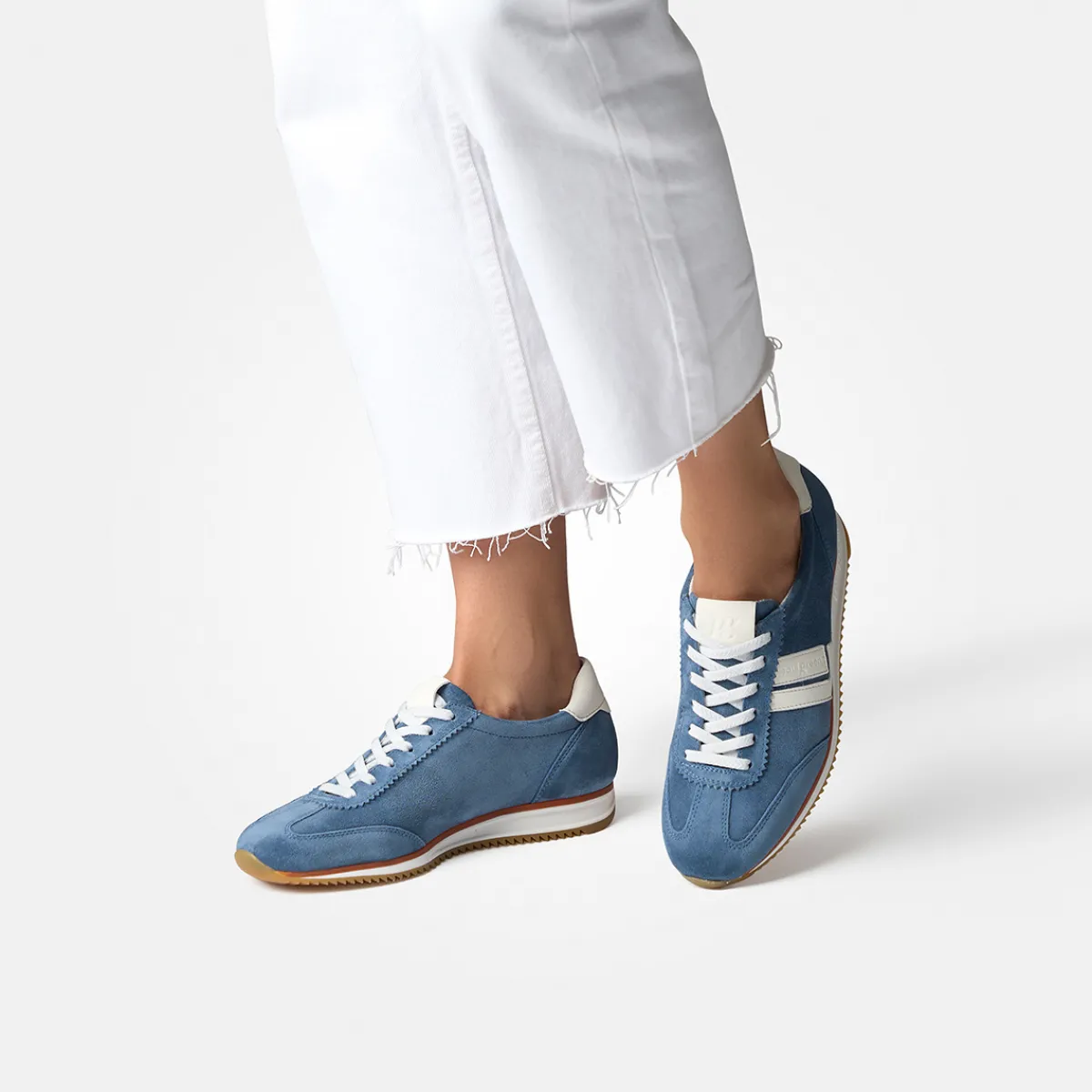 Paul Green Sneaker|5453-057 Blau/ Cream