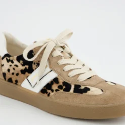 Paul Green Sneaker|5437-139 Beige / Leo-Look