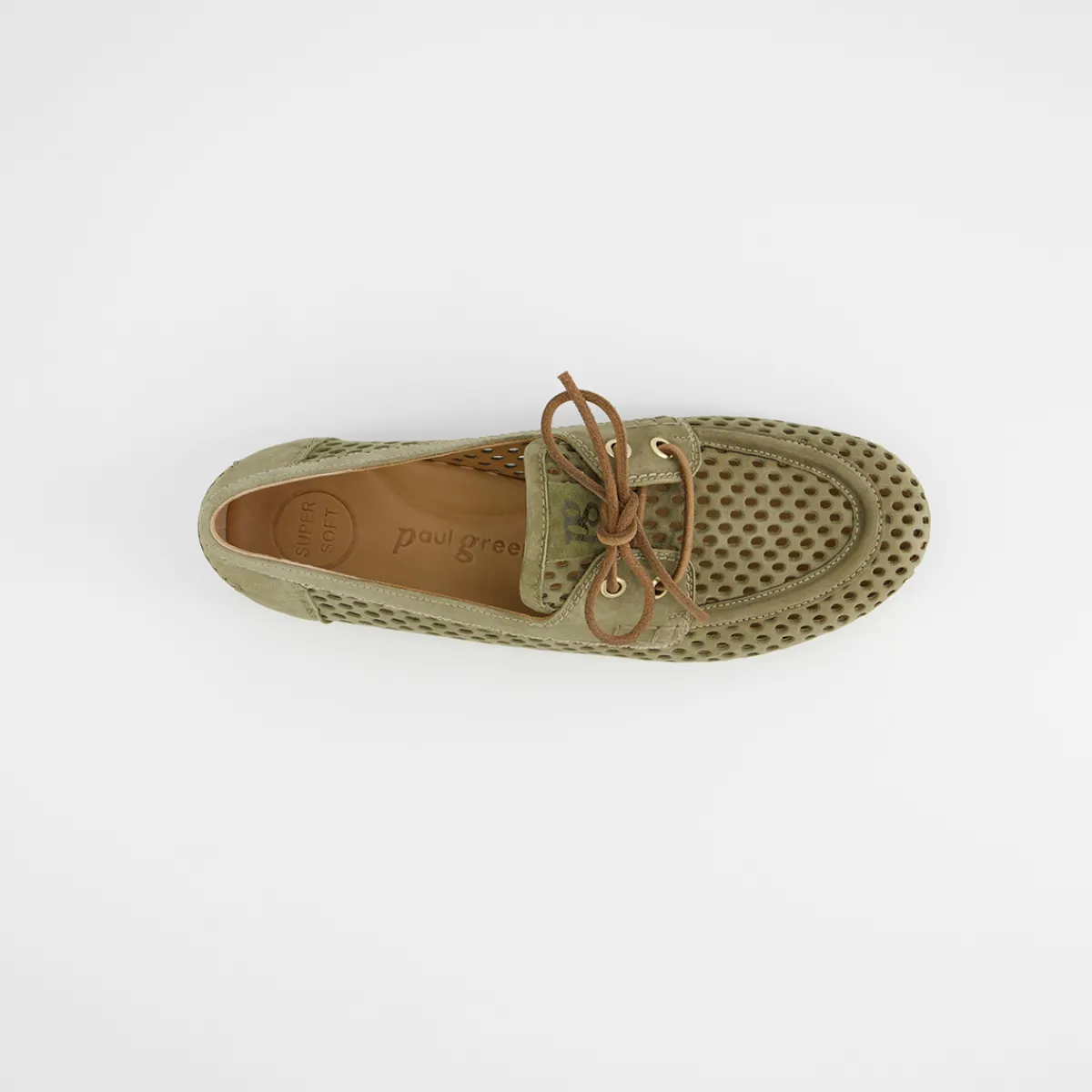 Paul Green Slipper & Mokassin|1218-049 Grün / Oliv