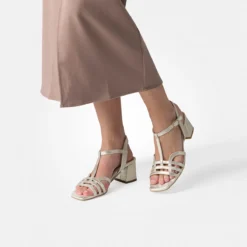 Paul Green Sandaletten|6197-009 Beige, metallik