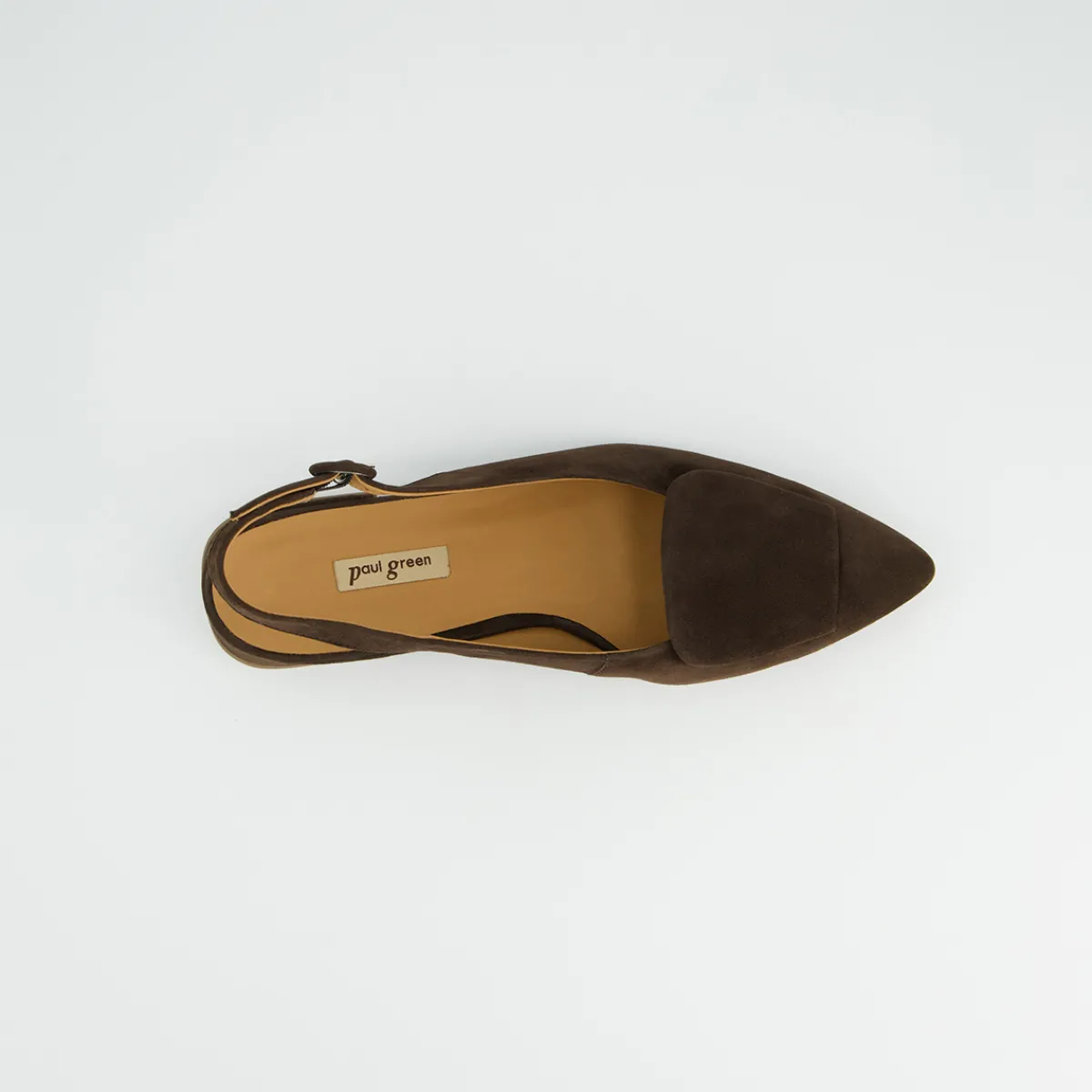 Paul Green Peeptoes & Slingpumps|6090-089 Braun