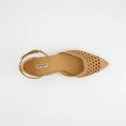 Paul Green Peeptoes & Slingpumps|3856-009 Braun