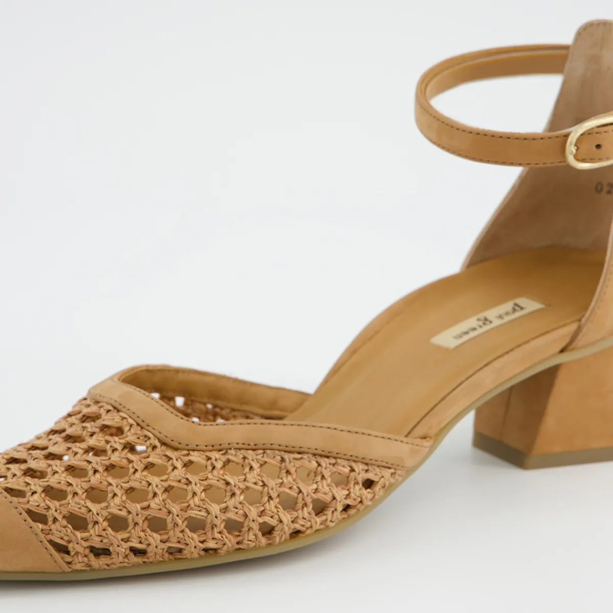 Paul Green Peeptoes & Slingpumps|3856-009 Braun