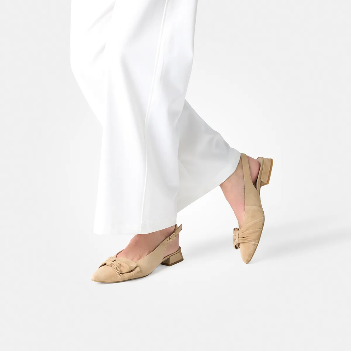 Paul Green Peeptoes & Slingpumps|6198-019 Beige