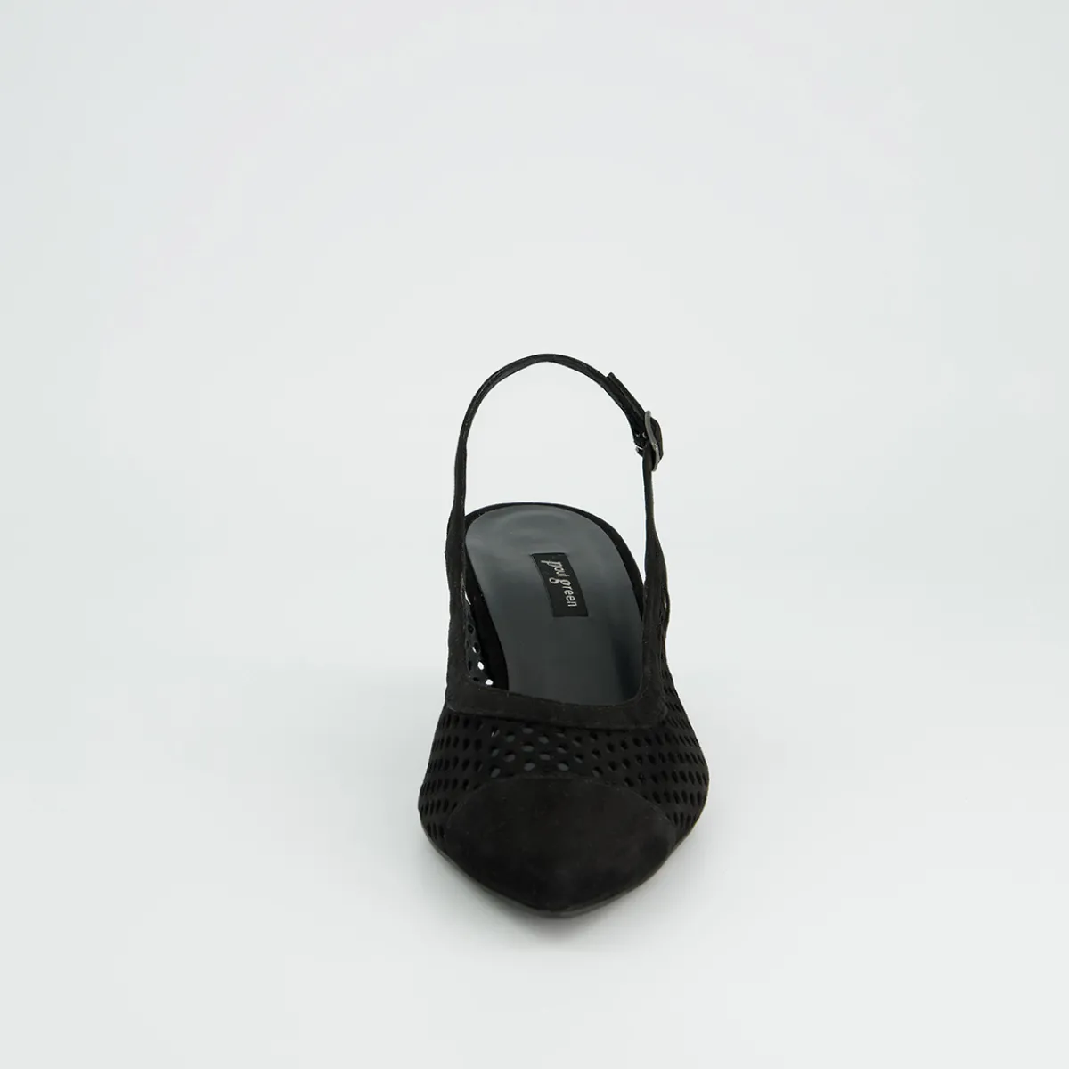 Paul Green Peeptoes & Slingpumps|6222-029 Schwarz