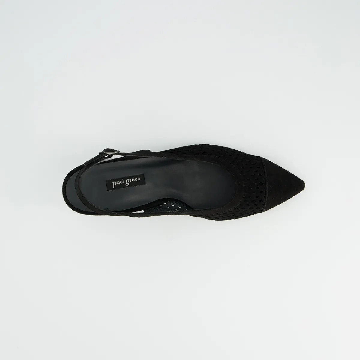 Paul Green Peeptoes & Slingpumps|6222-029 Schwarz