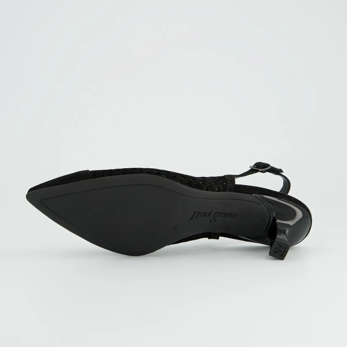 Paul Green Peeptoes & Slingpumps|6222-029 Schwarz