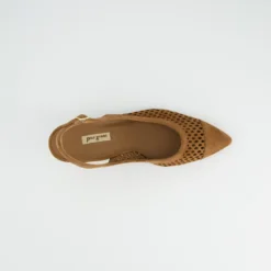 Paul Green Peeptoes & Slingpumps|6222-019 Braun