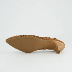 Paul Green Peeptoes & Slingpumps|6222-019 Braun