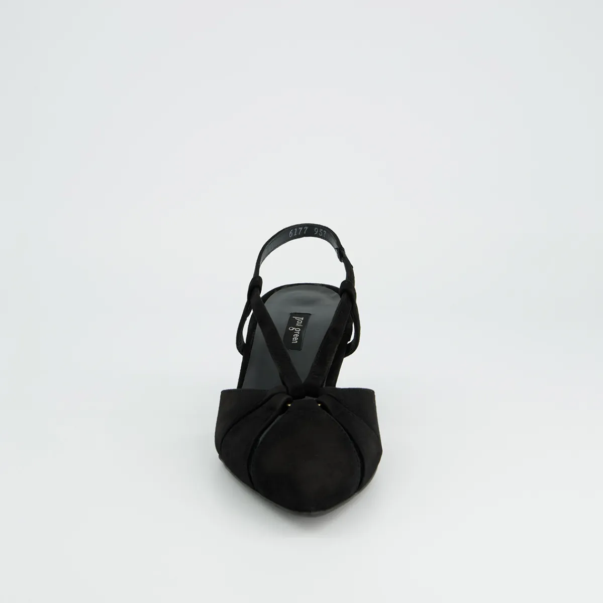 Paul Green Peeptoes & Slingpumps|6177-029 Schwarz