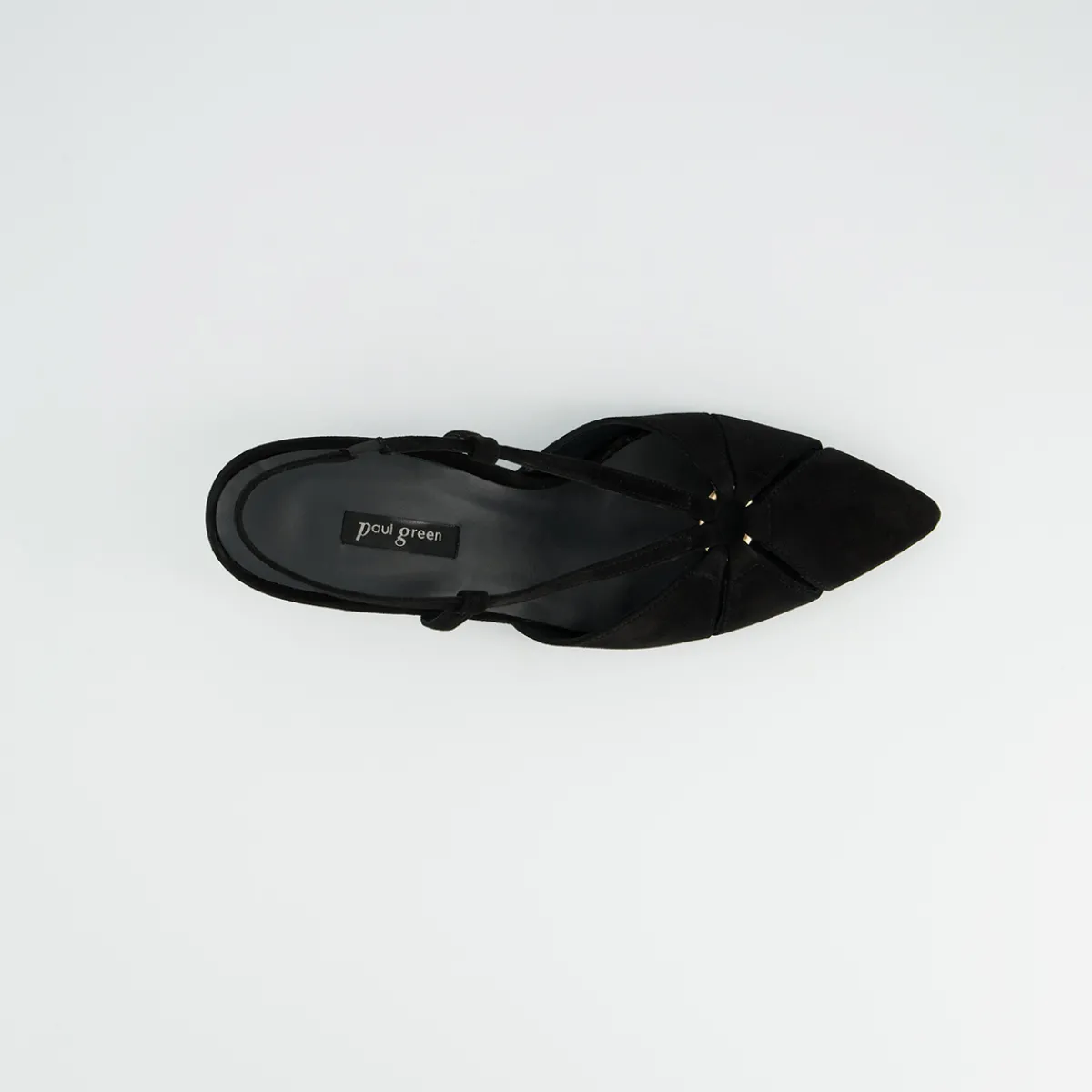 Paul Green Peeptoes & Slingpumps|6177-029 Schwarz