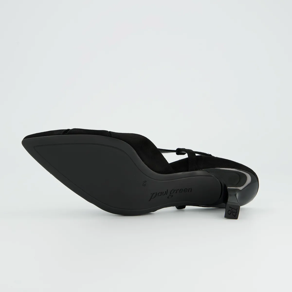 Paul Green Peeptoes & Slingpumps|6177-029 Schwarz