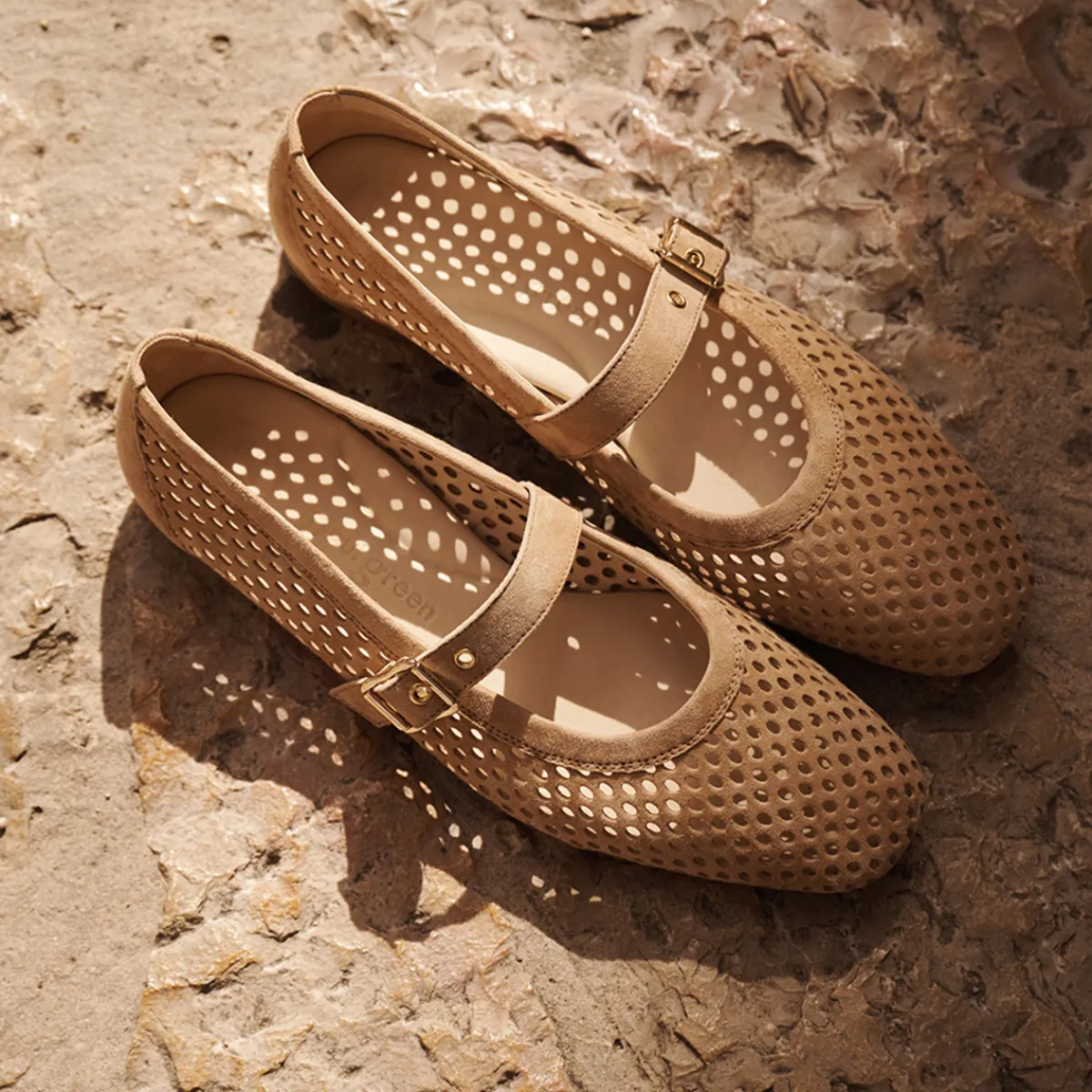 Paul Green Ballerina|1213-009 Beige