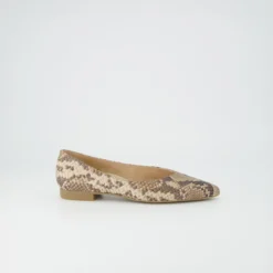 Paul Green Ballerina|3772-209 Beige / Reptiloptik