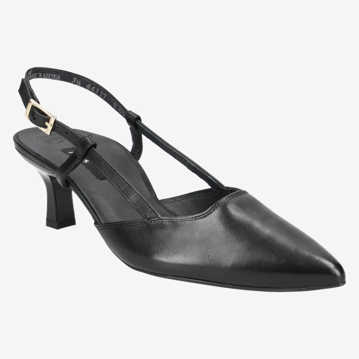Paul Green Peeptoes & Slingpumps|7992-013 Schwarz