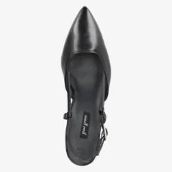 Paul Green Peeptoes & Slingpumps|7992-013 Schwarz