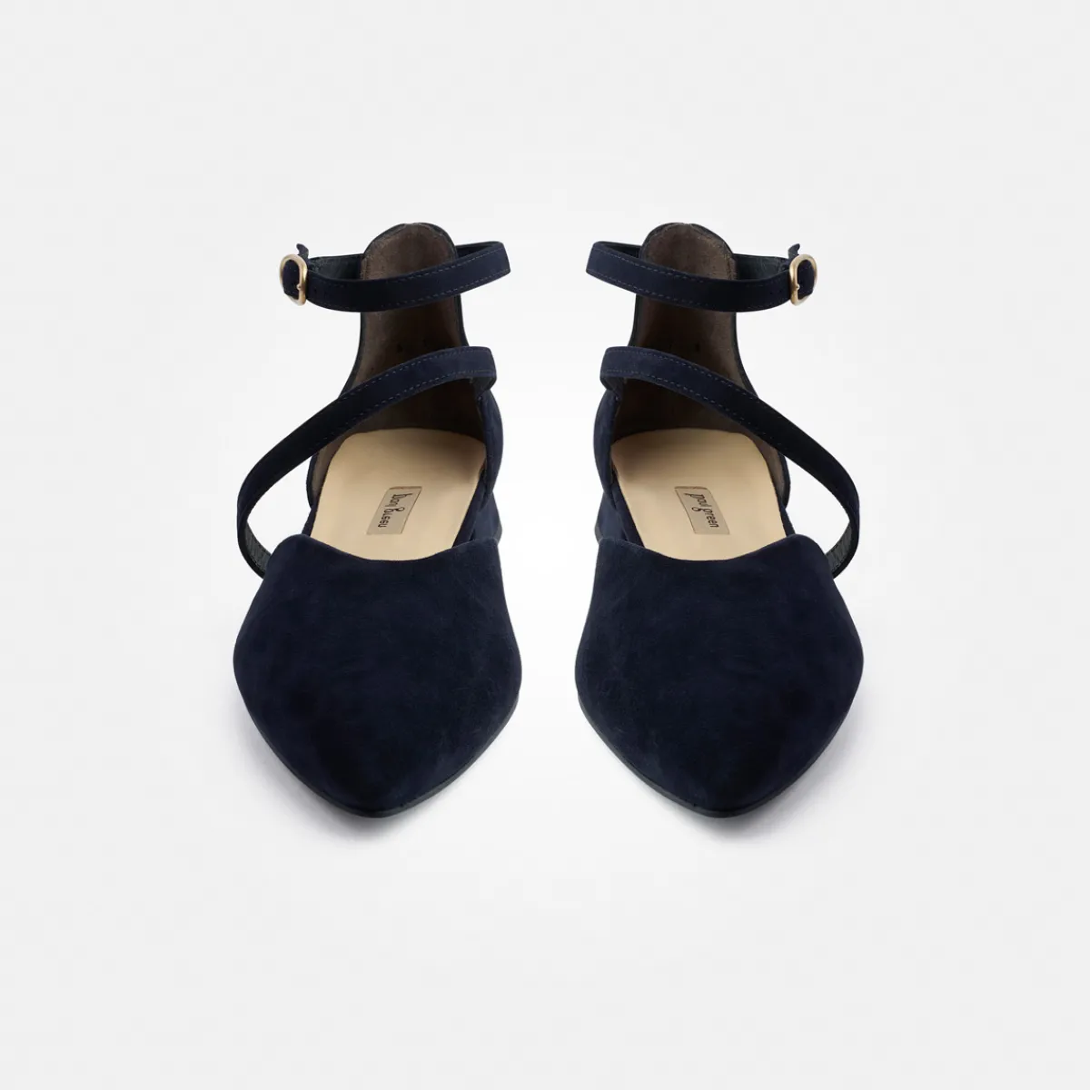 Paul Green Peeptoes & Slingpumps|Ballerina 3818-045 Blau