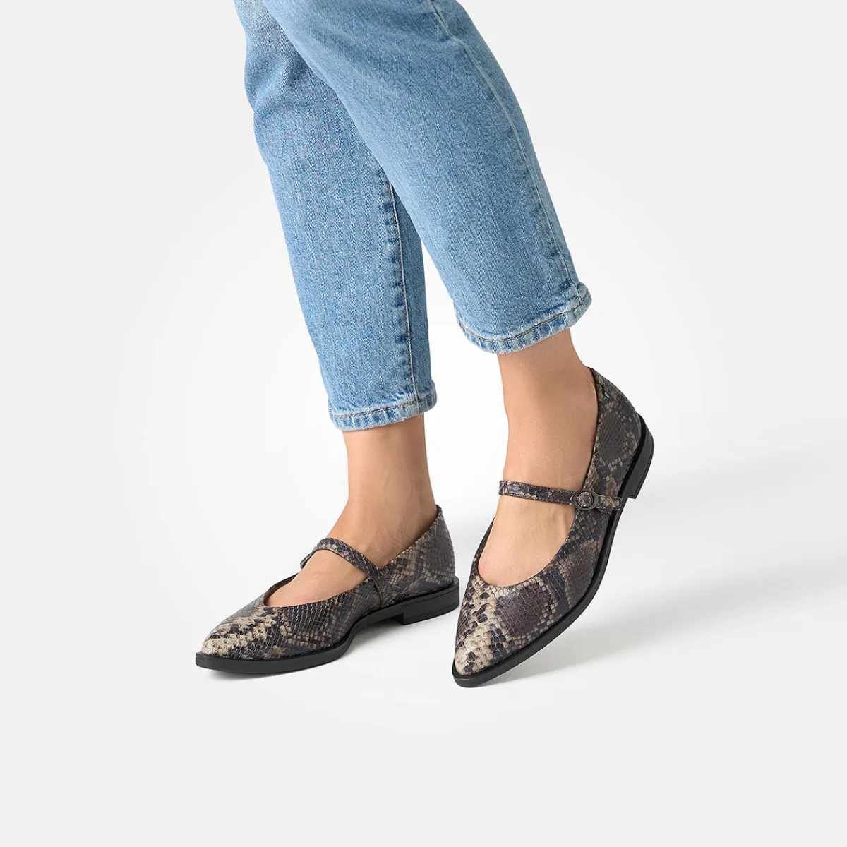 Paul Green Ballerina|Ballerina 1127-078 Braun kombiniert