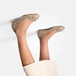 Paul Green Ballerina|Ballerina 2925-107 Beige, metallik