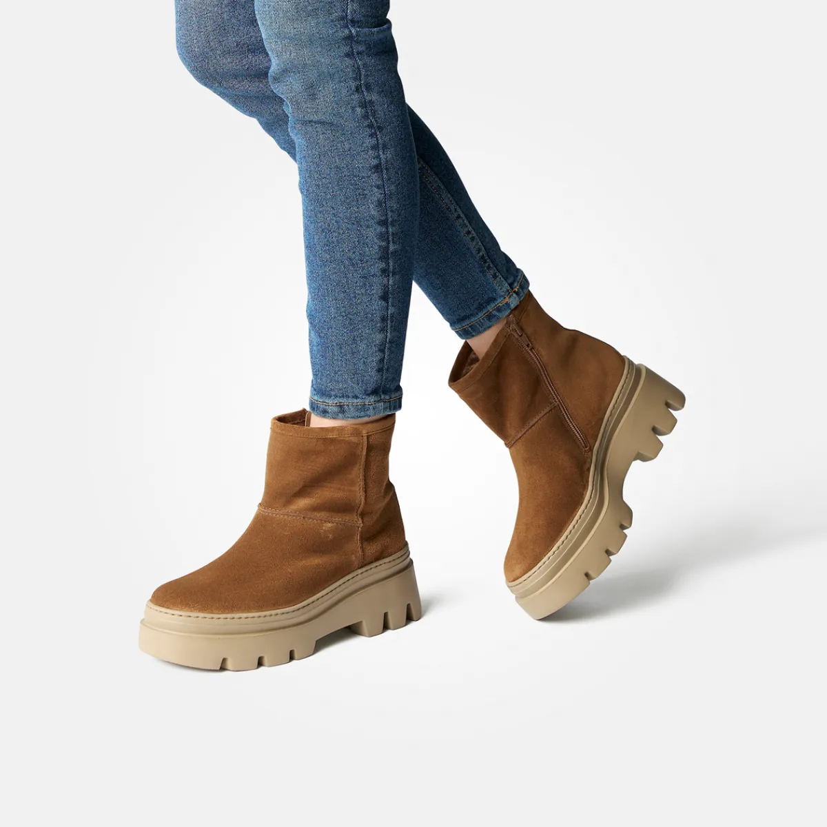 Paul Green Warmfutter|Boots|Bootie mit Warmfutter 8113-004 Braun