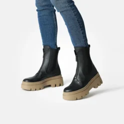 Paul Green Stiefeletten|Chelsea-Boots 8030-014 Schwarz