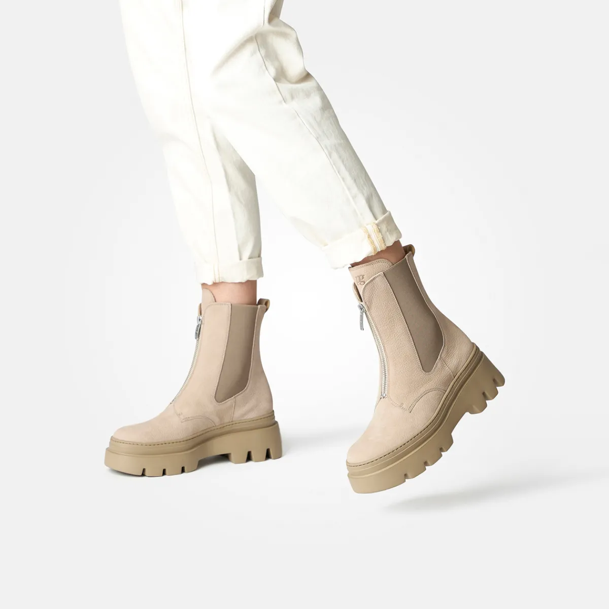 Paul Green Stiefeletten|Chelsea-Boots 8030-004 Beige