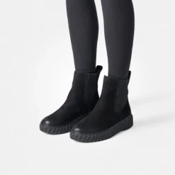 Paul Green Stiefeletten|Warmfutter|Chelsea-Boots 8240-008 Schwarz