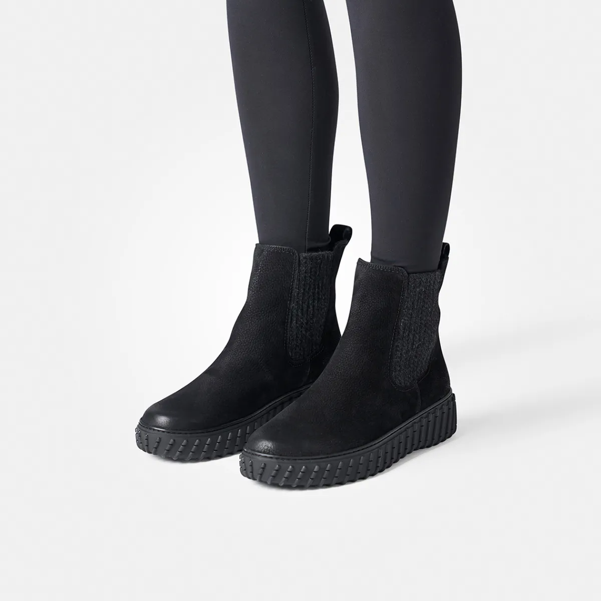 Paul Green Stiefeletten|Warmfutter|Chelsea-Boots 8240-008 Schwarz