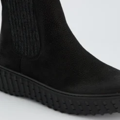 Paul Green Stiefeletten|Warmfutter|Chelsea-Boots 8240-008 Schwarz