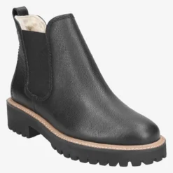 Paul Green Warmfutter|Stiefeletten|Chelsea-Boots mit Merino-Warmfutter 9964-039 Schwarz