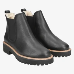 Paul Green Warmfutter|Stiefeletten|Chelsea-Boots mit Merino-Warmfutter 9964-039 Schwarz