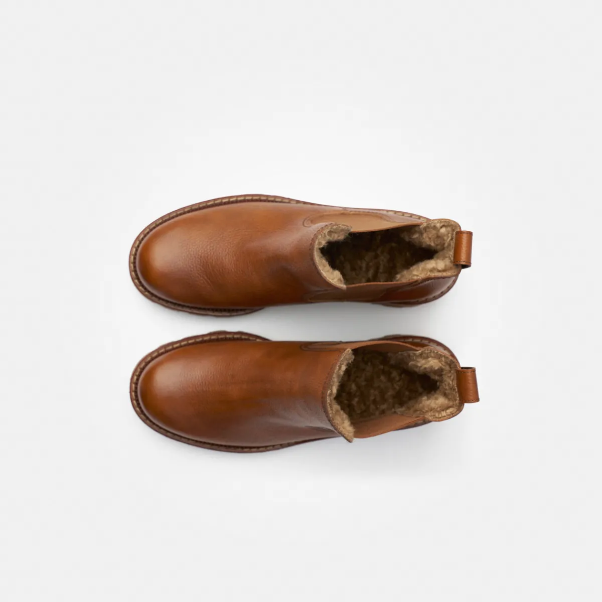 Paul Green Warmfutter|Stiefeletten|Chelsea-Boots mit Warmfutter 8076-026 Braun