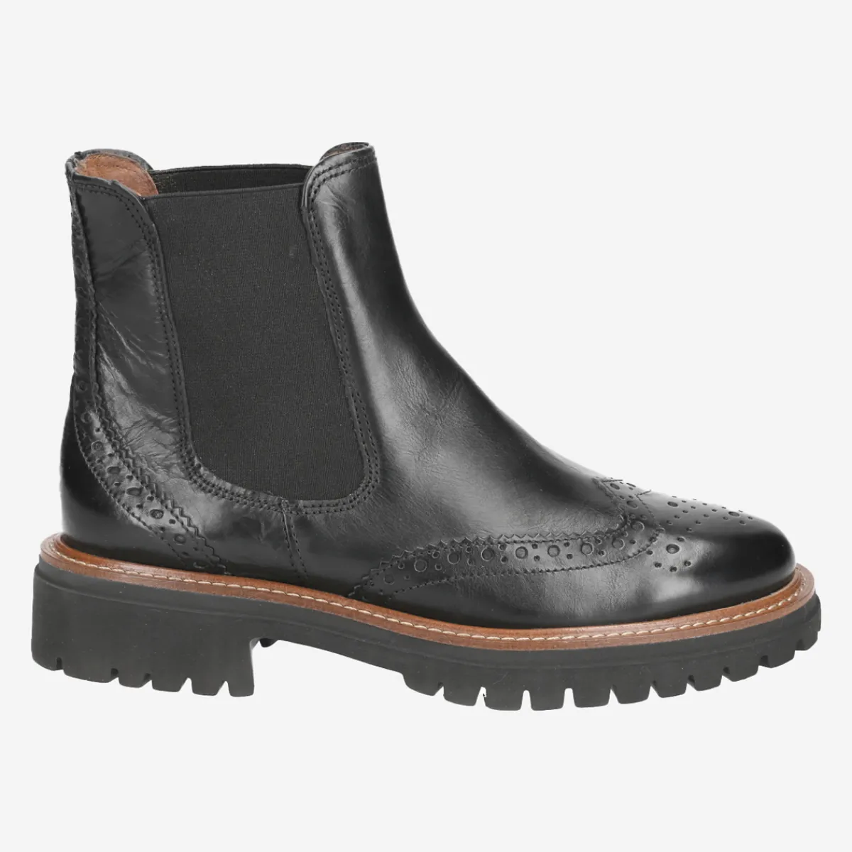 Paul Green Stiefeletten|Chelsea-Stiefelette 9093-002 Schwarz