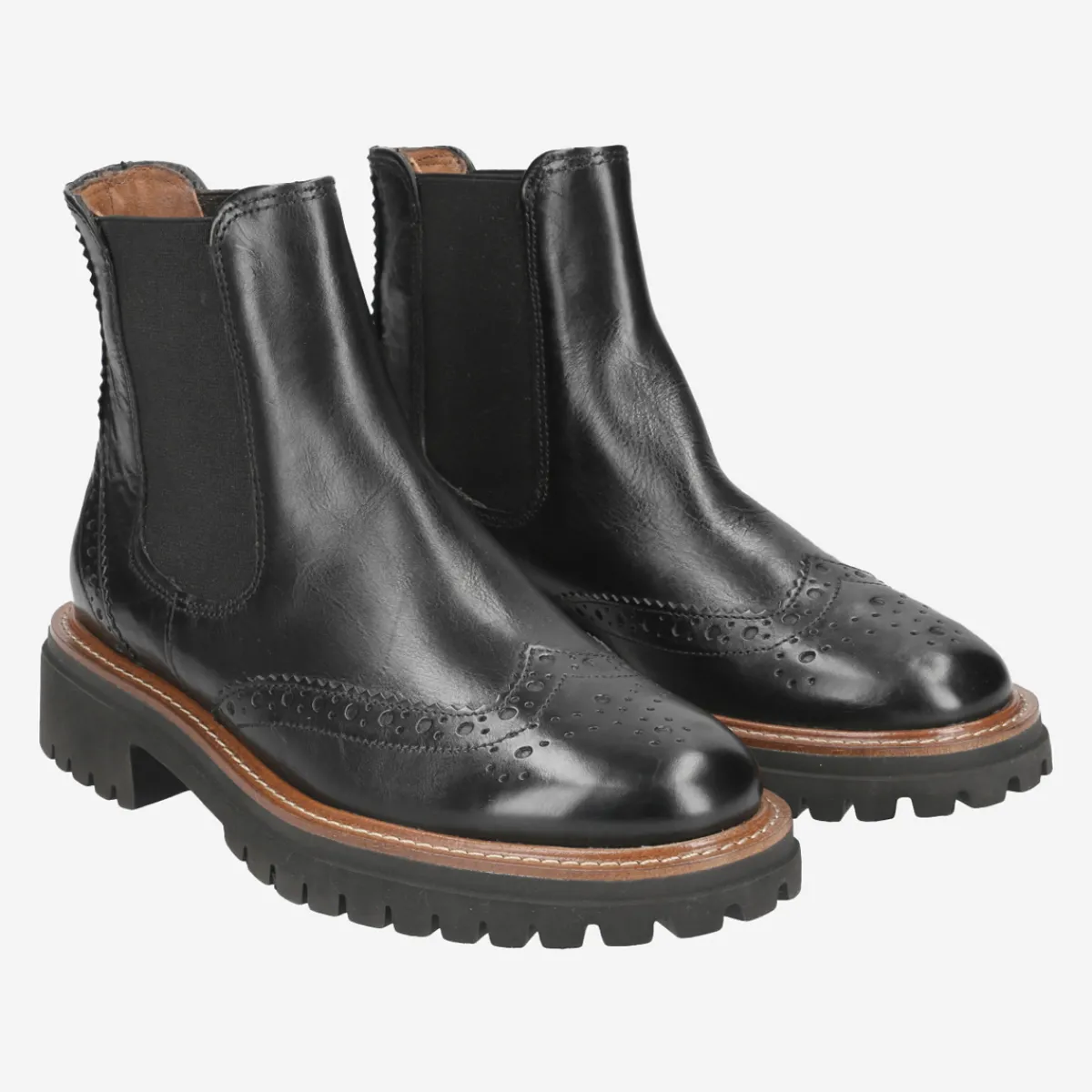 Paul Green Stiefeletten|Chelsea-Stiefelette 9093-002 Schwarz