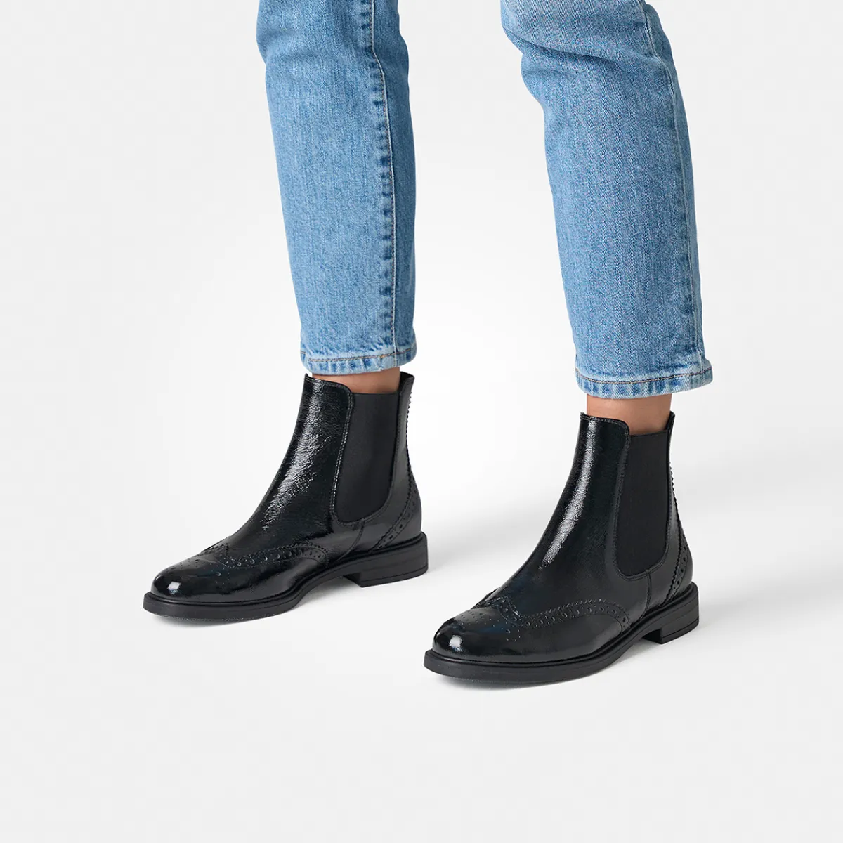 Paul Green Stiefeletten|Chelsea-Stiefelette 8070-048 Schwarz