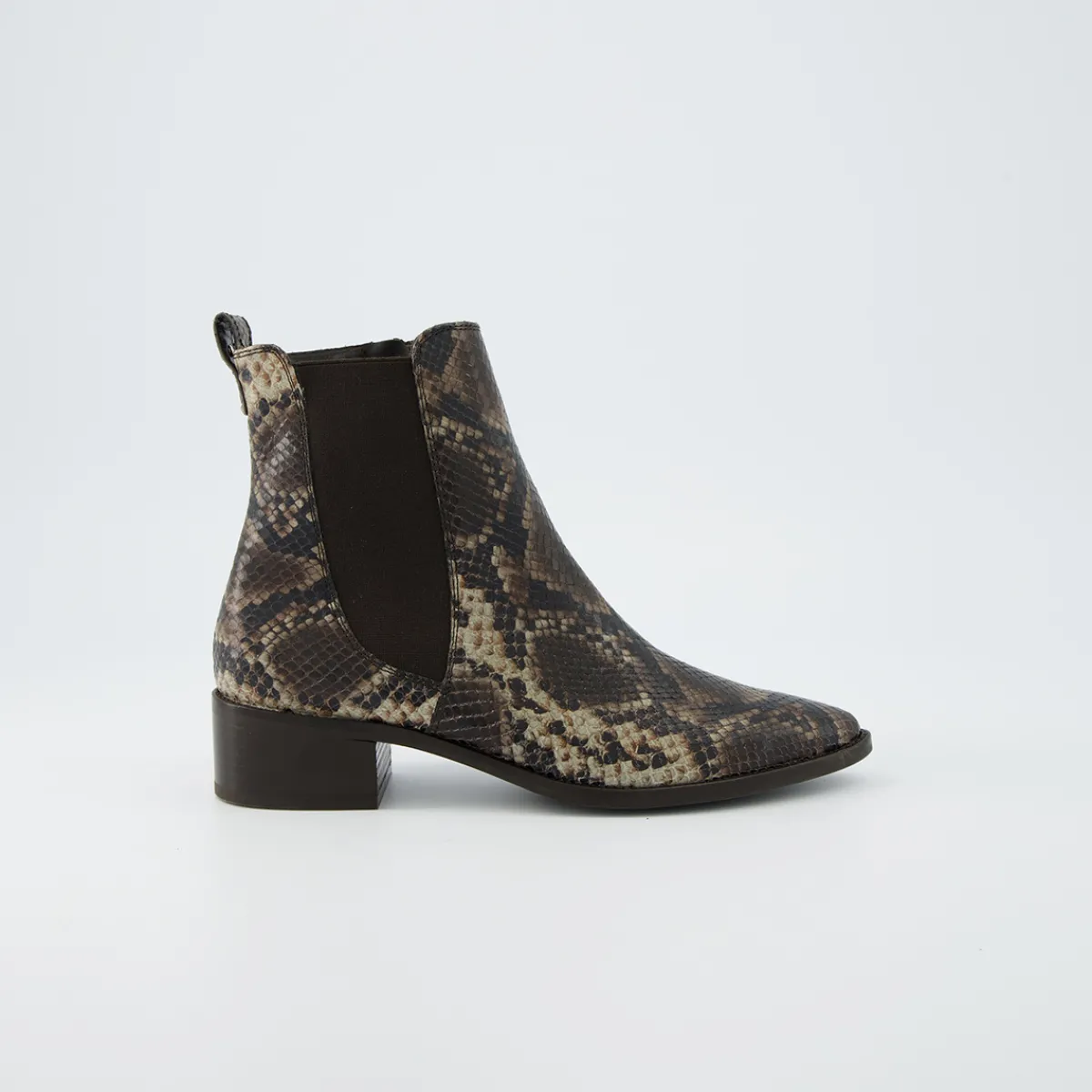 Paul Green Stiefeletten|Chelsea-Stiefelette 8271-048 Braun kombiniert
