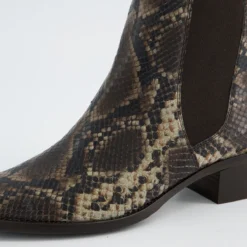 Paul Green Stiefeletten|Chelsea-Stiefelette 8271-048 Braun kombiniert