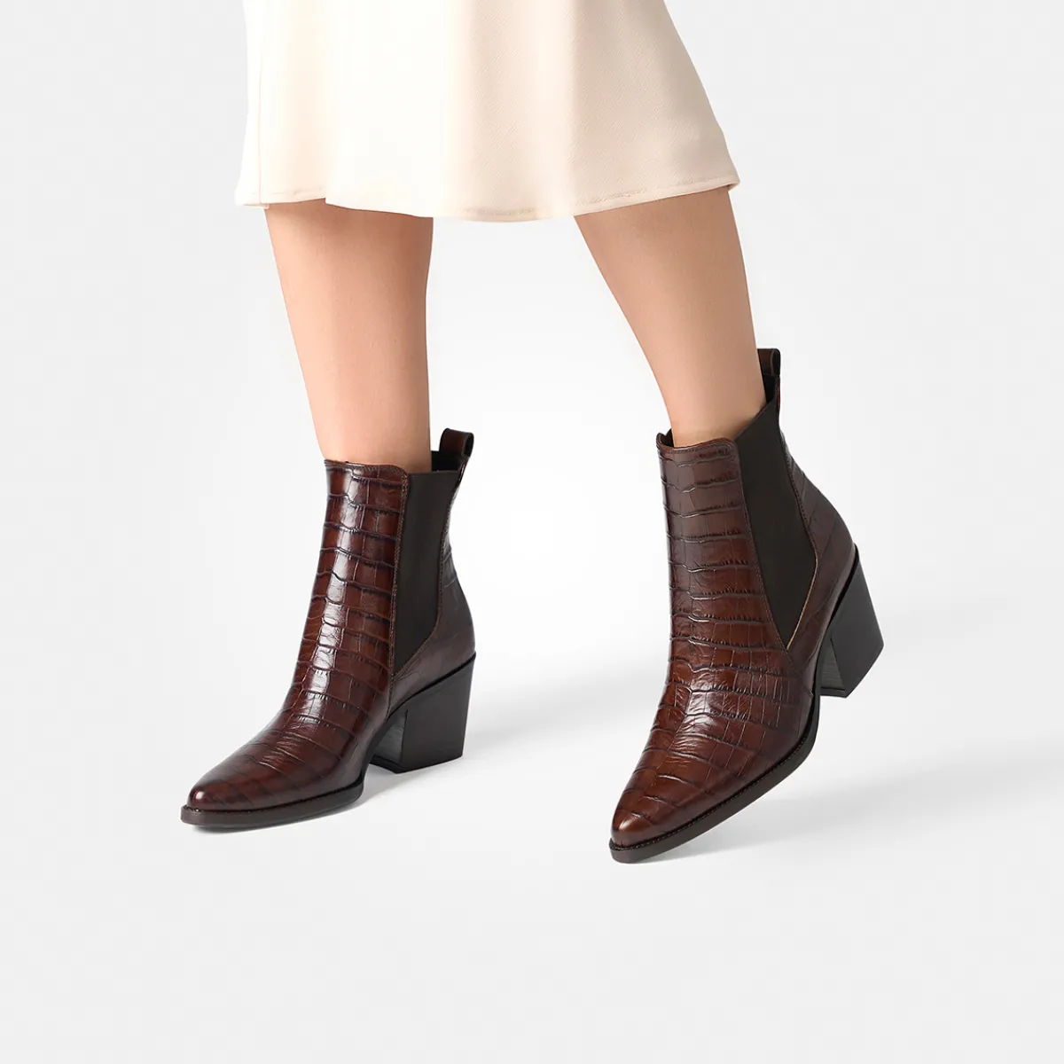 Paul Green Stiefeletten|Chelsea-Stiefelette 8150-030 Braun