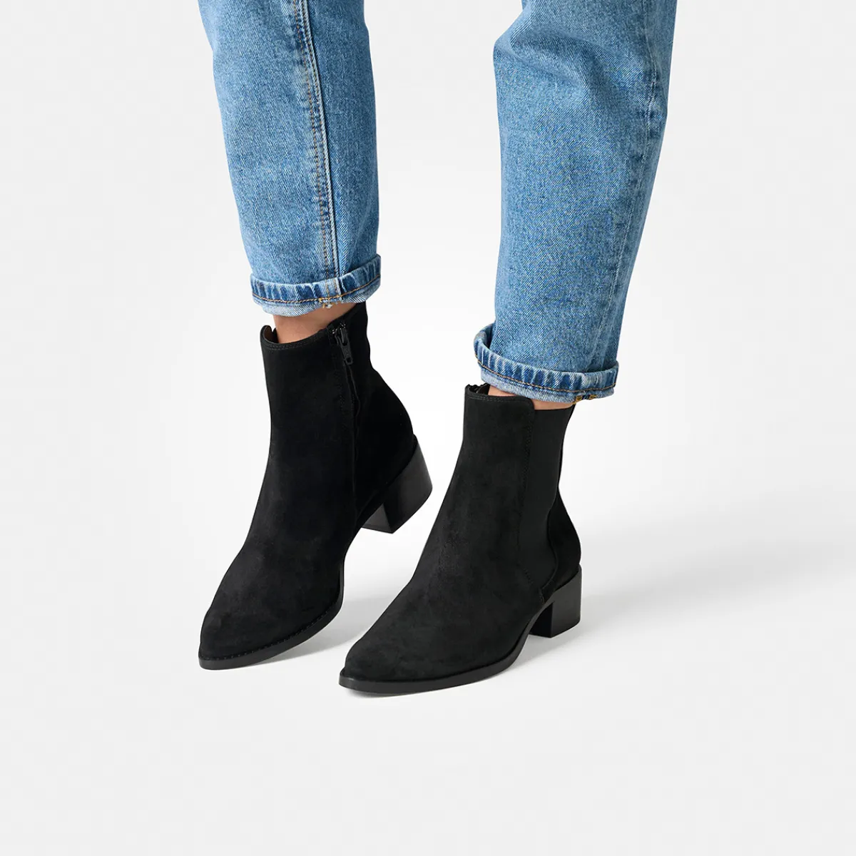 Paul Green Stiefeletten|Chelsea-Stiefelette 8271-020 Schwarz
