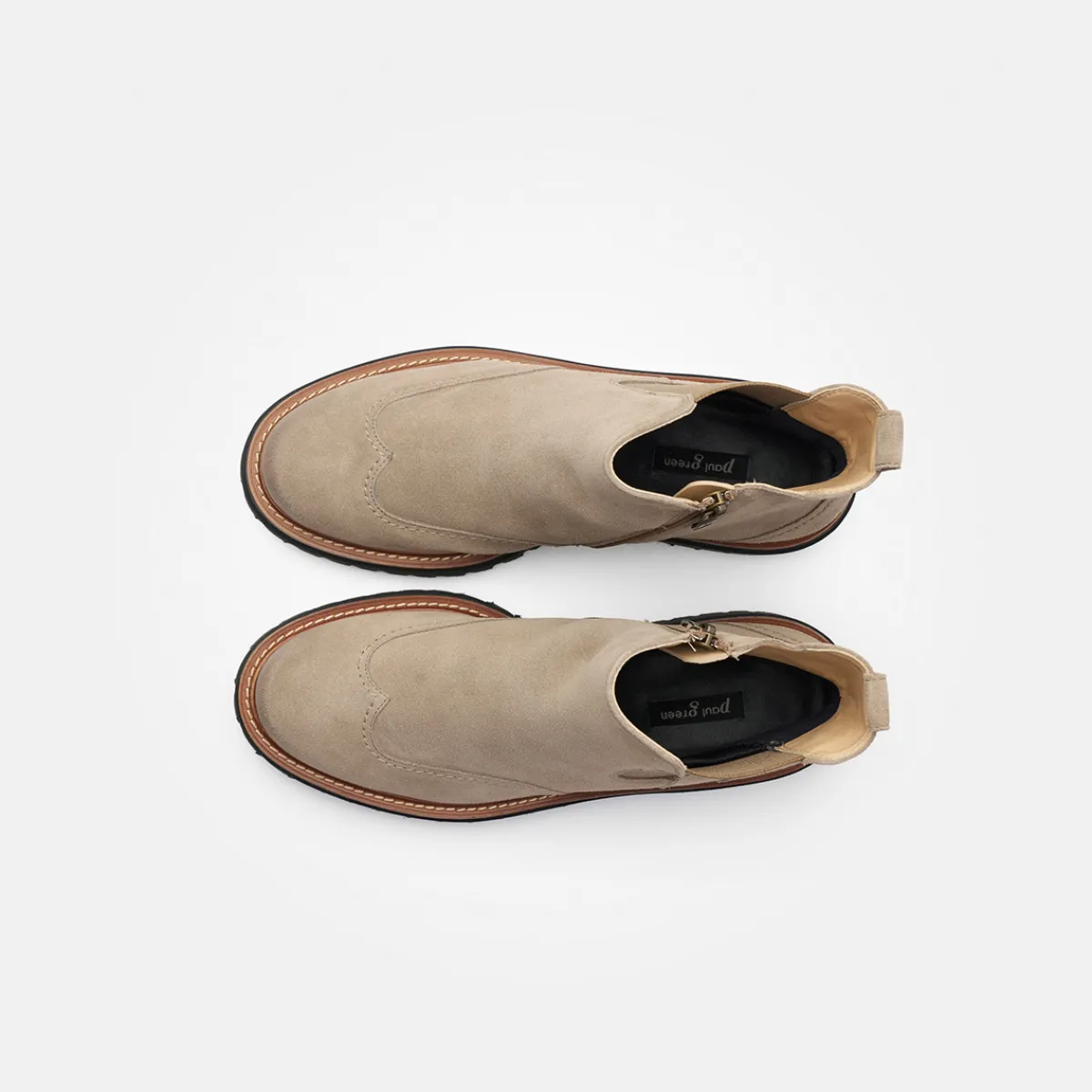 Paul Green Stiefeletten|Chelsea-Stiefelette 8119-050 Beige