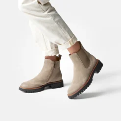 Paul Green Stiefeletten|Chelsea-Stiefelette 8119-050 Beige