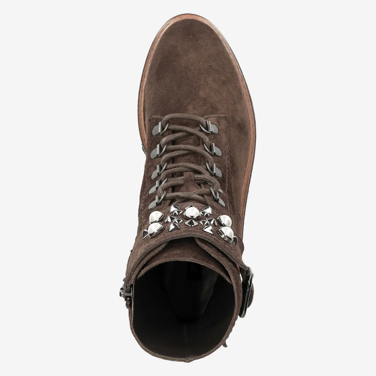 Paul Green Boots|Detailverliebte Schnürstiefelette 9494-003 Braun