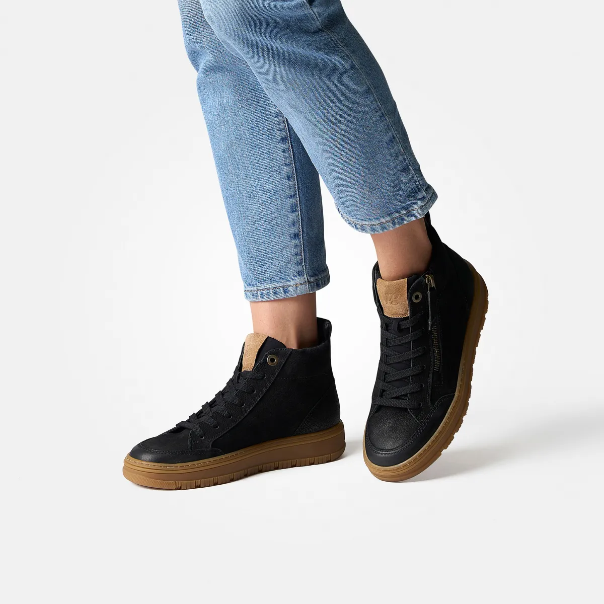 Paul Green Sneaker|Hightop-Pauls mit RELAX-WEITE und Wechselfußbett 5289-086 Schwarz