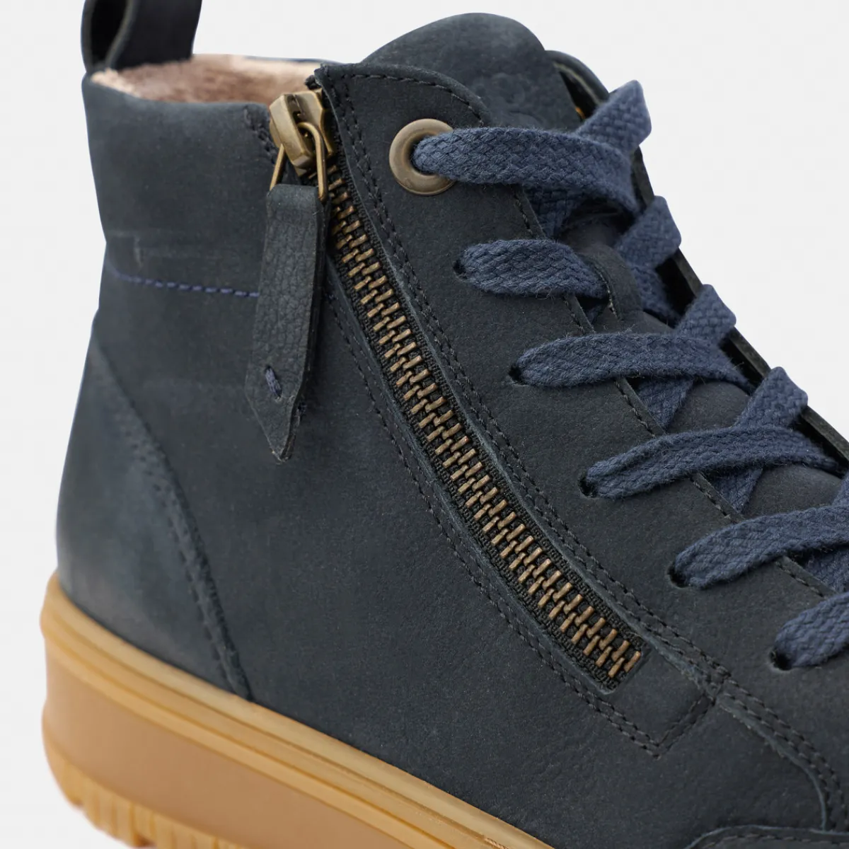 Paul Green Sneaker|Hightop-Pauls mit RELAX-WEITE und Wechselfußbett 5289-060 Blau