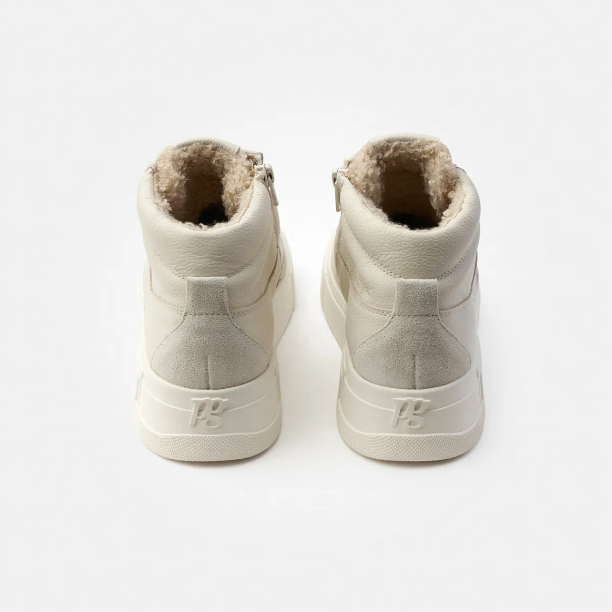 Paul Green Warmfutter|Boots|Hightop-Pauls mit Wechselfußbett 5373-026 Off-white/ Creme/ Weiß