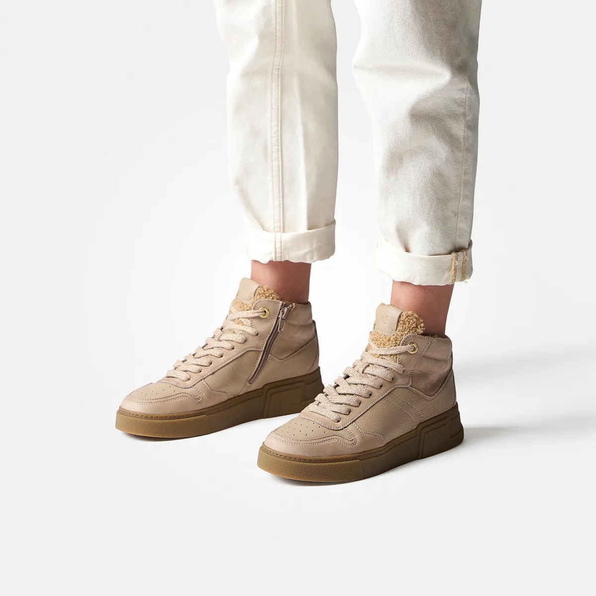 Paul Green Warmfutter|Boots|Hightop-Pauls mit Wechselfußbett 5373-046 Beige