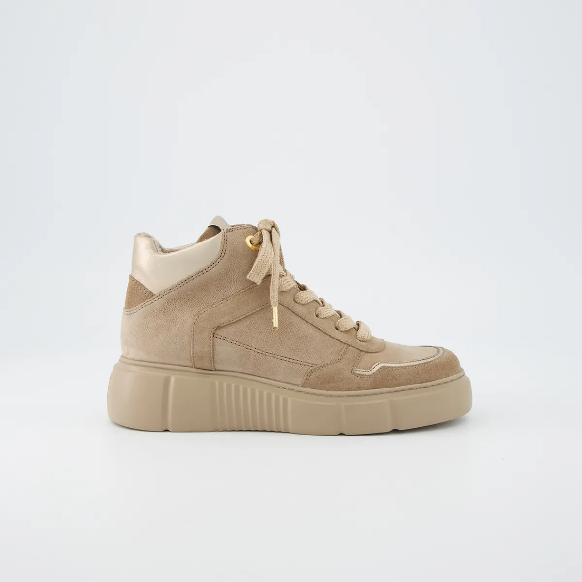 Paul Green Sneaker|Hightop-Sneaker 5407-048 Beige