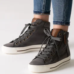 Paul Green Sneaker|Hightop-Sneaker 4024-010 Grau